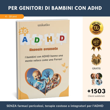 La guida bestseller per genitori rivela un approccio RIVOLUZIONARIO che aiuta i bambini con ADHD a essere più calmi e concentrati + 6 BONUS