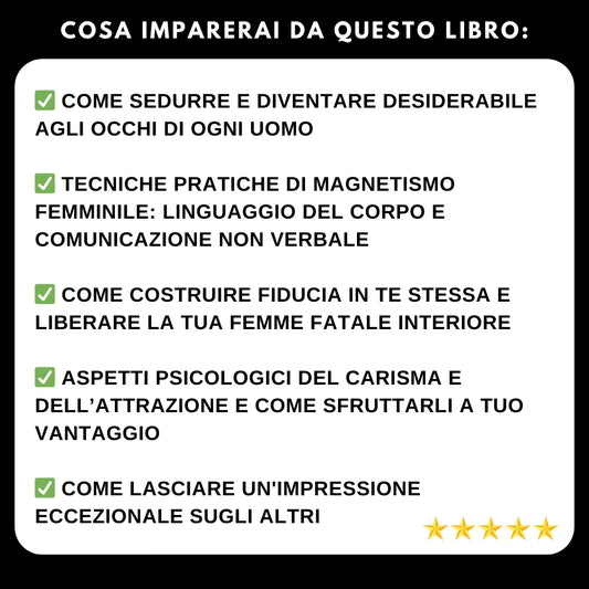 Libro rivoluzionario – Risveglia la tua Femme Fatale interiore