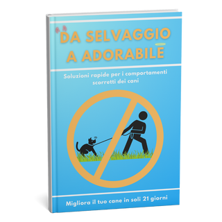 La guida più venduta per migliorare l’obbedienza del tuo cane in soli 21 giorni + 4 BONUS GRATUITI