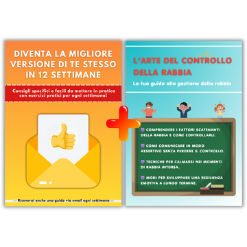 🟠 Pacchetto esclusivo 2-in-1: Rabbia sotto controllo + 12 settimane per la tua versione migliore! (PDF)
